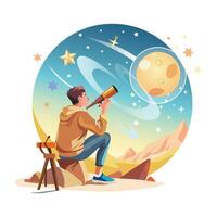 Joyful Activities Flat Style Illustrations vector