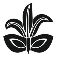 Elegant carnival mask with feathers symbolizing mystery and celebration vector