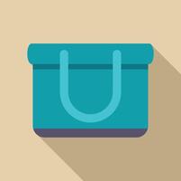 Woman handbag with handles and rolled top closing showing elegance and style vector