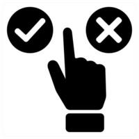 choice and option icon concept vector