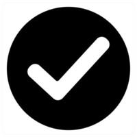 right and correct icon concept vector