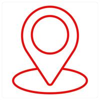 location and map icon concept vector