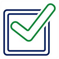 right and correct icon concept vector