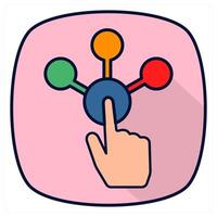 choice and option icon concept vector