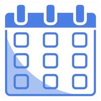 calendar and plan icon concept vector