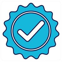 right and correct icon concept vector
