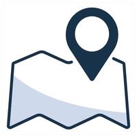location and map icon concept vector