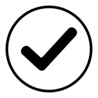 right and correct icon concept vector