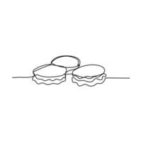single line draw design linr art graphic vector