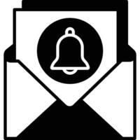 Email notification illustration with isolated background vector