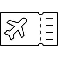 Ticket illustration with isolated background vector