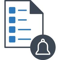 Bullet List illustration with isolated background vector
