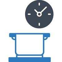 Cooking time illustration with isolated background vector