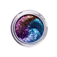 Glitters in a round container png