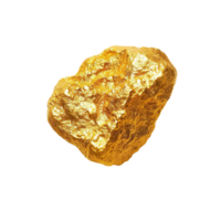 Pure gold nugget rock, precious stone, specimen transparent background isolated graphic resource cutout. Lapidary, geology, rockhounding, collecting, gemstone, mineral png