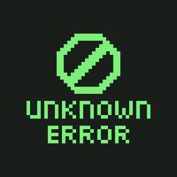 Pixel Art Retro Unknown Error Message Icon. vector