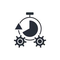 productivity icon. .Editable stroke.linear style sign for use web design,logo.Symbol illustration. vector