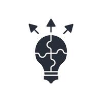 problem solving icon. .Editable stroke.linear style sign for use web design,logo.Symbol illustration. vector