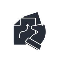 strategy icon. .Editable stroke.linear style sign for use web design,logo.Symbol illustration. vector