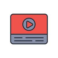 subtitles icon. .Editable stroke.linear style sign for use web design,logo.Symbol illustration. vector