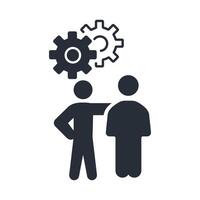 Team Building icon. .Editable stroke.linear style sign for use web design,logo.Symbol illustration. vector