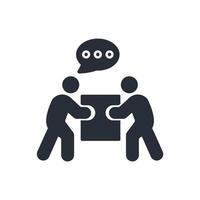 mentoring icon. .Editable stroke.linear style sign for use web design,logo.Symbol illustration. vector
