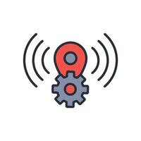 Live icon. .Editable stroke.linear style sign for use web design,logo.Symbol illustration. vector