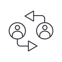 Resilience icon. .Editable stroke.linear style sign for use web design,logo.Symbol illustration. vector