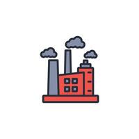 Industry icon. .Editable stroke.linear style sign for use web design,logo.Symbol illustration. vector