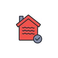 indoor air quality icon. .Editable stroke.linear style sign for use web design,logo.Symbol illustration. vector