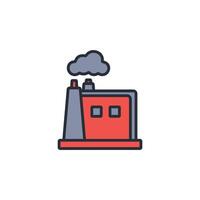 Air pollution icon. .Editable stroke.linear style sign for use web design,logo.Symbol illustration. vector