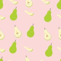 pear fruit pattern vector