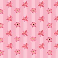 elegant and beautiful flower background with pink color vector