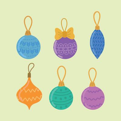 A set of Christmas tree toys. Illustration of bright Christmas tree toys . A set of Christmas toys. It is used for the design of banners, books, magazines. illustration.