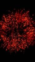 a bright magical flash resembles multi-colored and fiery fireworks video