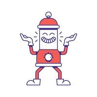 A Lantern Mascot vector