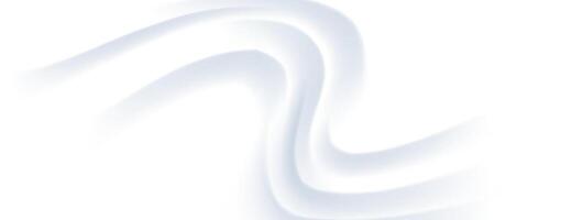 white abstract background with wavy liquid lines vector