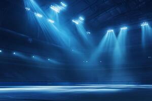 Hockey ice rink sport arena empty field - stadium photo