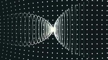 Graphic motion overlay effect loop video