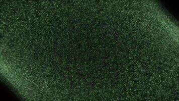 Abstract green space from bead distorted. Space, science, energy.mp4 video