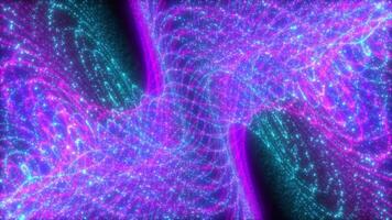Violet abstract swirl of luminous particles. Background. Flow of energy, life, space.mp4 video