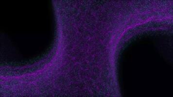 Luxurious violet abstract vortex of particles shining. Background. Flow of energy, life video