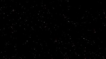 Abstract loop animation glow orange dust particles flow video