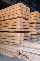 Warehouse with various types of timber photo