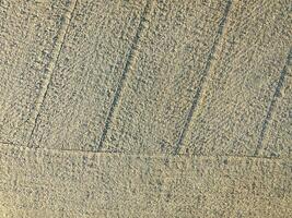 plowed corn field in eastern Colorado - aerial view photo