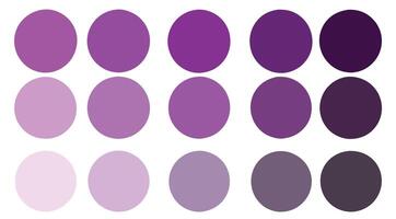 A set of purple and gray ovals vector
