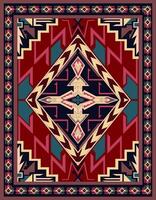 geometric carpet red carpet abstract pattern vector