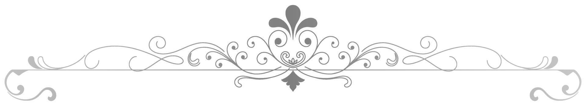 Classic line separators. Flourishes decorative dividers, book embellishment decoration ornaments, vintage text calligraphic boarders