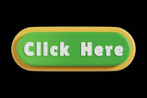3D Animation of Click Here Button video
