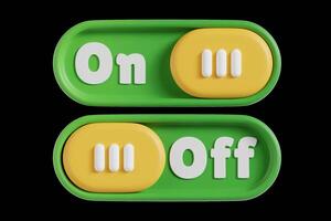3D Animation of Toggle Button video